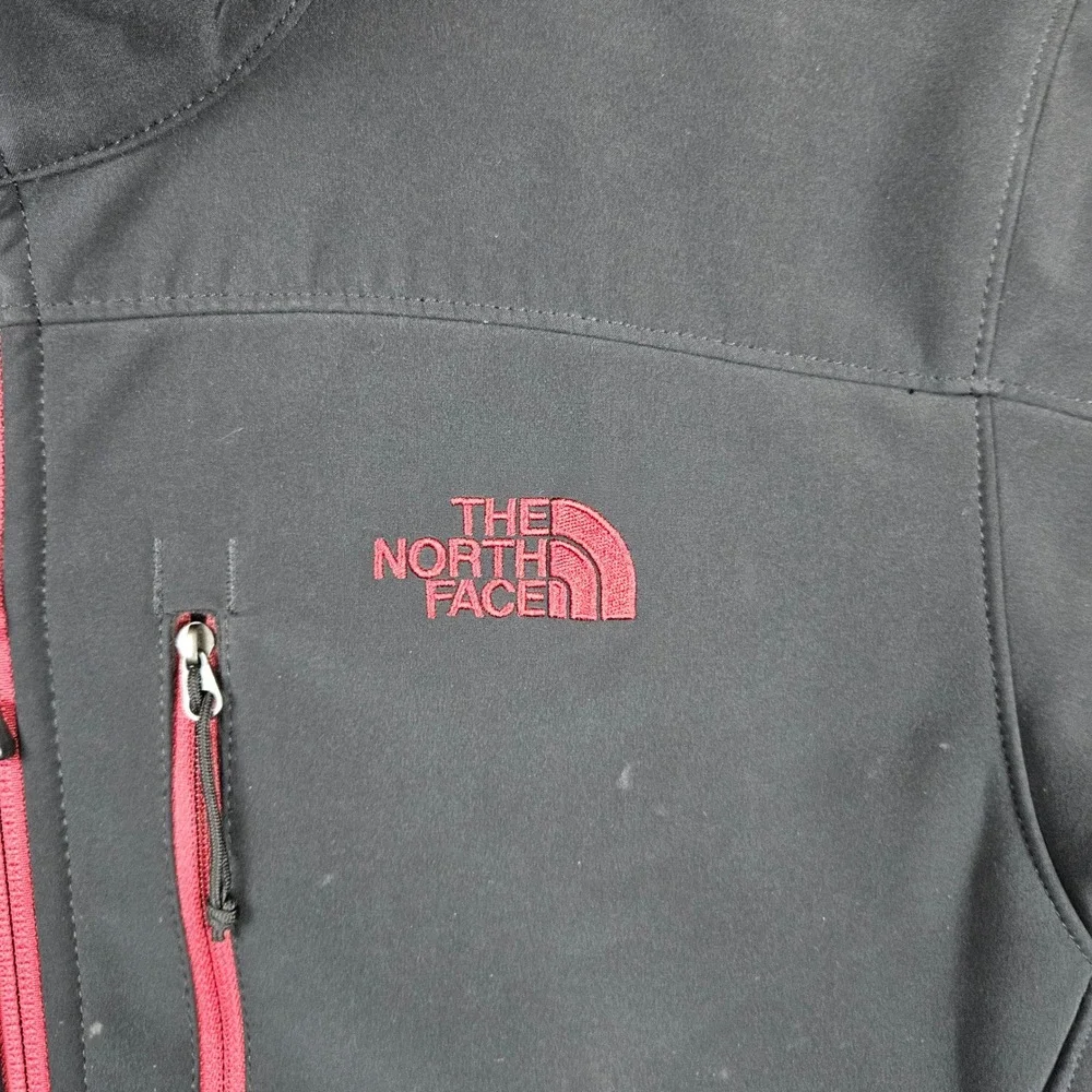 The North Face Mens Apex Bionic Softshell Jacket Black Pink T183 Size M